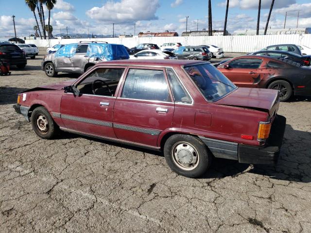 JT2SV12E7F6001184 - 1985 TOYOTA CAMRY DLX BURGUNDY photo 2