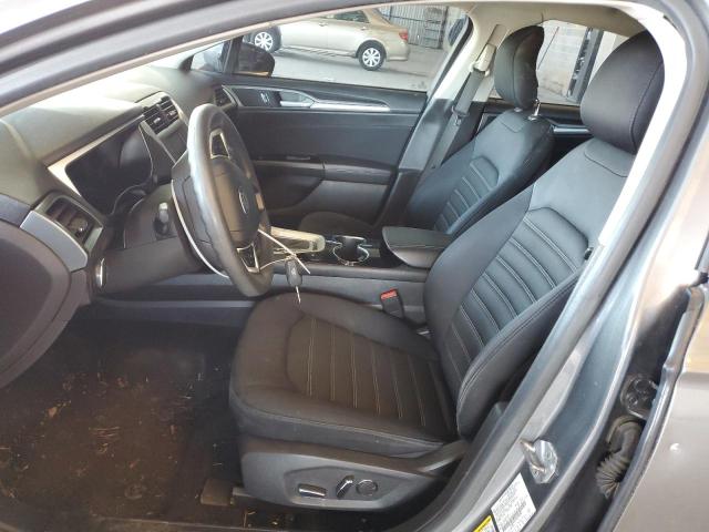 1FA6P0H75E5378046 - 2014 FORD FUSION SE GRAY photo 7