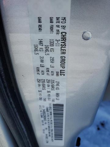 2A4RR8DG2BR690033 - 2011 CHRYSLER TOWN & COU TOURING L SILVER photo 14