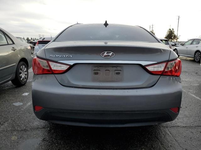 5NPEB4AC2EH829386 - 2014 HYUNDAI SONATA GLS GRAY photo 6