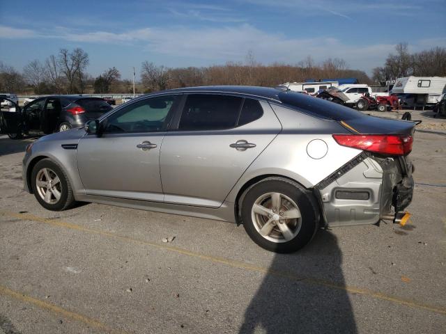 KNAGM4A73E5481035 - 2014 KIA OPTIMA LX SILVER photo 2