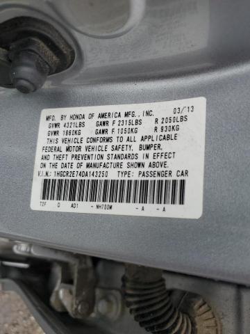 1HGCR2E74DA143250 - 2013 HONDA ACCORD EX SILVER photo 13