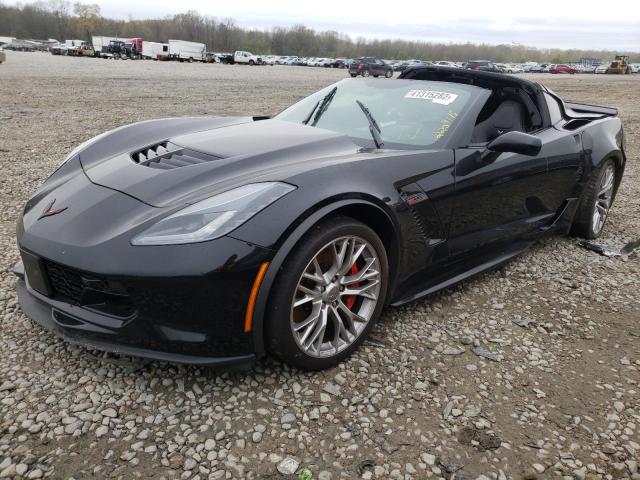 1G1YS2D69K5602935 - 2019 CHEVROLET CORVETTE Z06 2LZ BLACK photo 2