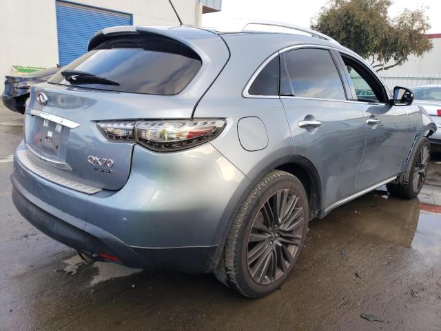 JN8CS1MU4HM140054 - 2017 INFINITI QX70 BLUE photo 3