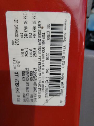 1D7HA16N18J167410 - 2008 DODGE RAM 1500 ST RED photo 12