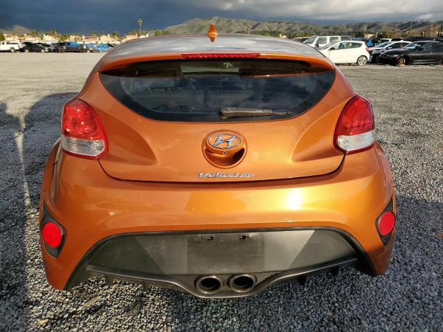 KMHTC6AE3FU241050 - 2015 HYUNDAI VELOSTER TURBO ORANGE photo 6