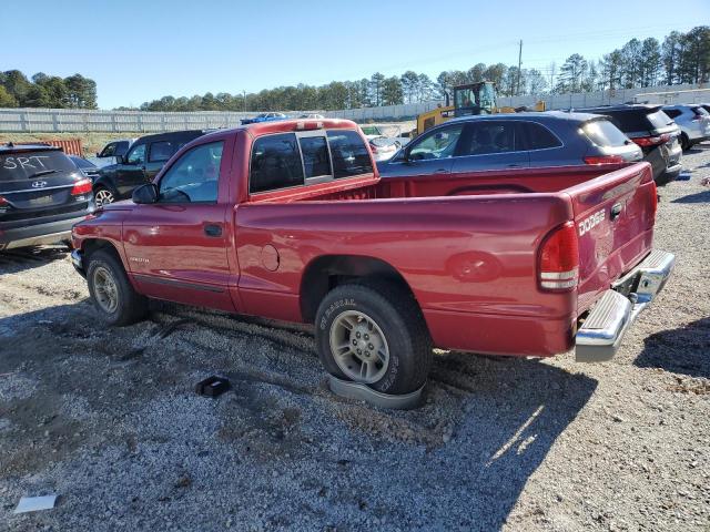 1B7FL26X2WS668915 - 1998 DODGE DAKOTA BURGUNDY photo 2