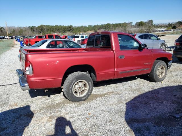 1B7FL26X2WS668915 - 1998 DODGE DAKOTA BURGUNDY photo 3