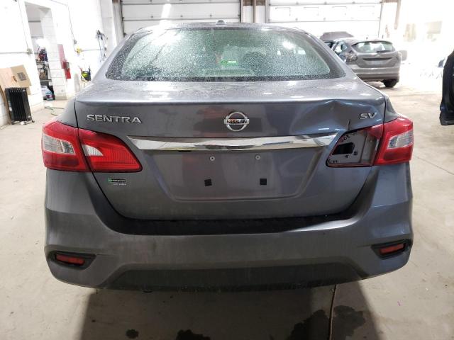 3N1AB7AP0KY426589 - 2019 NISSAN SENTRA S GRAY photo 6