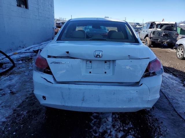 1HGCP26869A010798 - 2009 HONDA ACCORD EXL WHITE photo 6