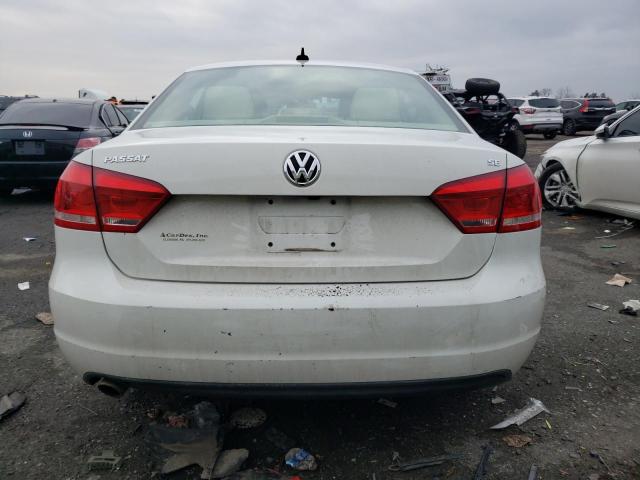 1VWBP7A35EC015439 - 2014 VOLKSWAGEN PASSAT SE WHITE photo 6