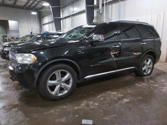 1D4SE5GTXBC688942 - 2011 DODGE DURANGO CITADEL BLACK photo 1