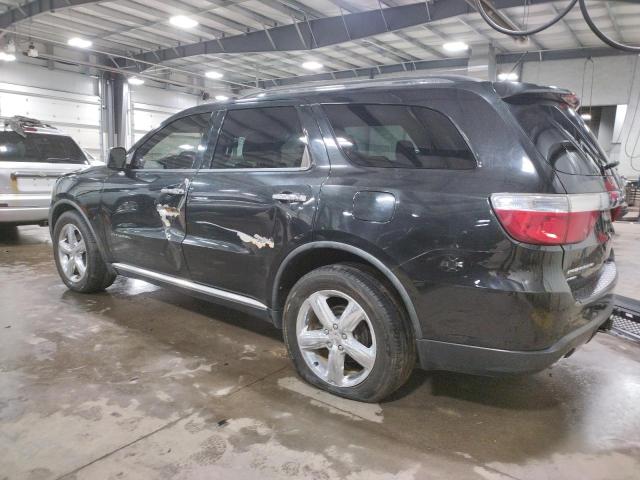 1D4SE5GTXBC688942 - 2011 DODGE DURANGO CITADEL BLACK photo 2