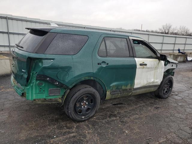 1FM5K8AR7GGB82191 - 2016 FORD EXPLORER POLICE INTERCEPTOR GREEN photo 3