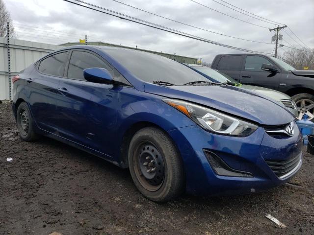 5NPDH4AE3GH745723 - 2016 HYUNDAI ELANTRA SE BLUE photo 4