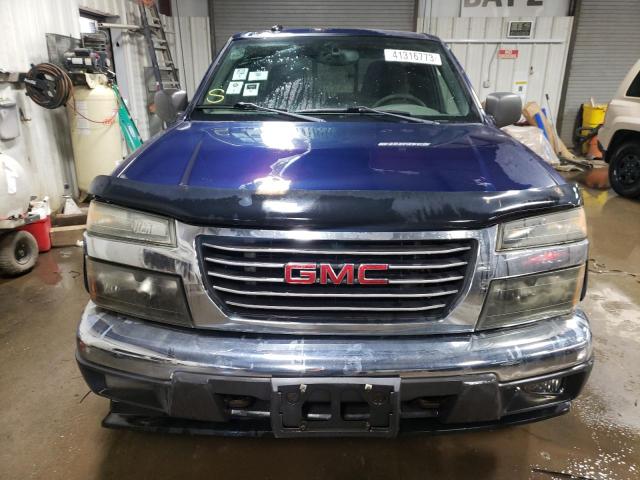 1GTDS196048117254 - 2004 GMC CANYON BLUE photo 5