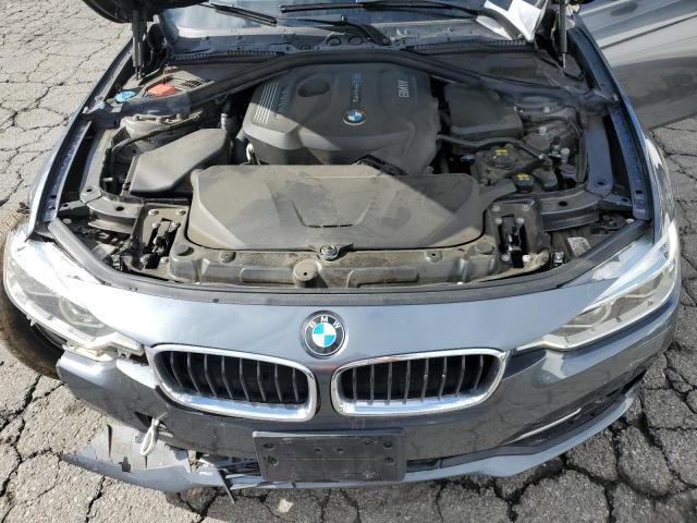 WBA8B9C59JK676684 - 2018 BMW 330 I GRAY photo 11