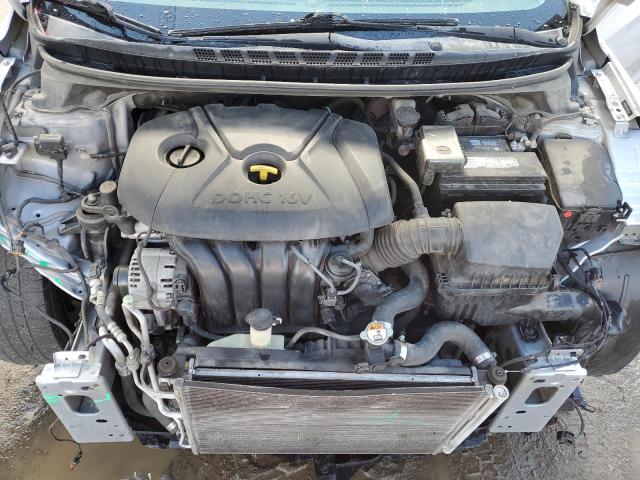 5NPDH4AE5DH411382 - 2013 HYUNDAI ELANTRA GLS SILVER photo 11