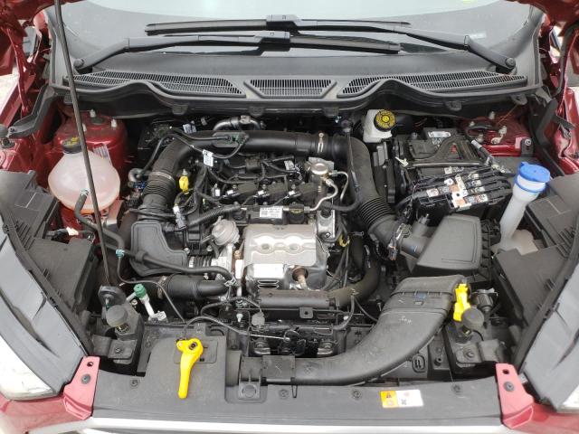 MAJ3S2GE1MC437567 - 2021 FORD ECOSPORT SE RED photo 11