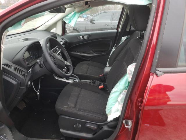 MAJ3S2GE1MC437567 - 2021 FORD ECOSPORT SE RED photo 7