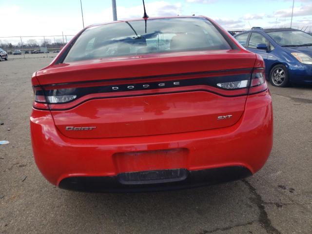 1C3CDFBB1GD717274 - 2016 DODGE DART SXT RED photo 6