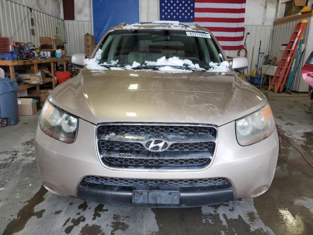 5NMSG73D37H069805 - 2007 HYUNDAI SANTA FE GLS GOLD photo 5