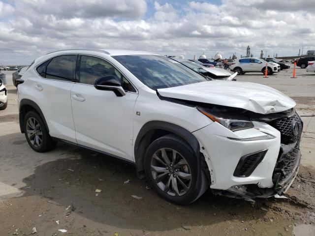 JTJSARBZ9M5023434 - 2021 LEXUS NX 300 BASE Biały zdjęcie 4