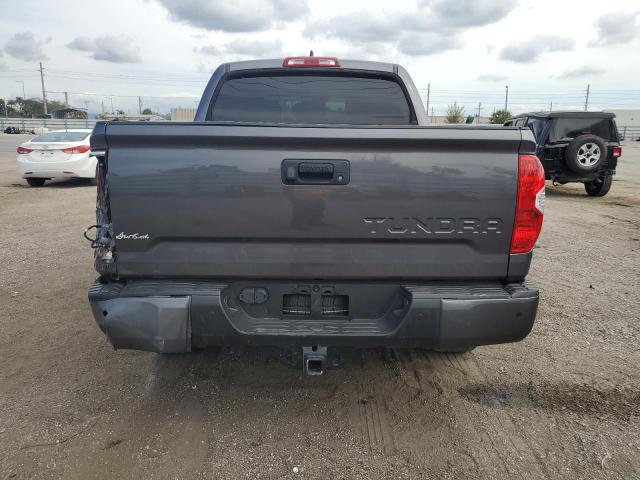 5TFEY5F14MX289263 - 2021 TOYOTA TUNDRA CREWMAX SR5 GRAY photo 6