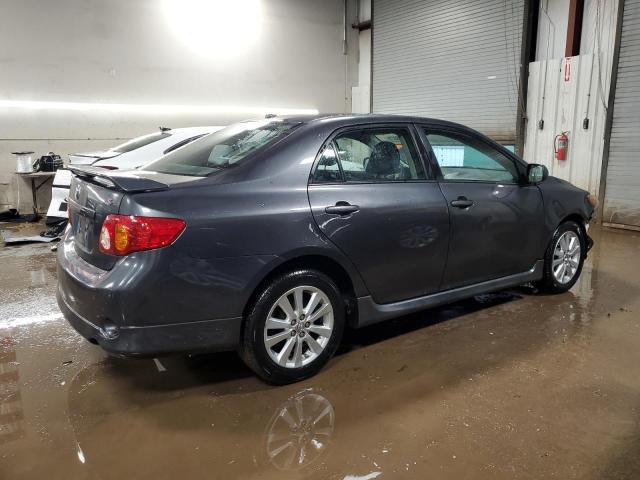 1NXBU4EE2AZ301285 - 2010 TOYOTA COROLLA BASE GRAY photo 3