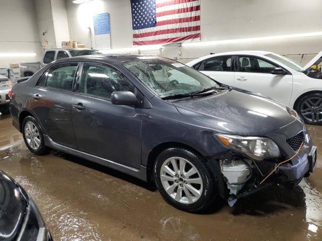 1NXBU4EE2AZ301285 - 2010 TOYOTA COROLLA BASE GRAY photo 4