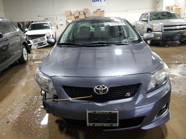 1NXBU4EE2AZ301285 - 2010 TOYOTA COROLLA BASE GRAY photo 5