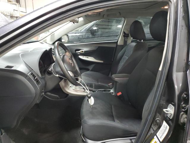 1NXBU4EE2AZ301285 - 2010 TOYOTA COROLLA BASE GRAY photo 7