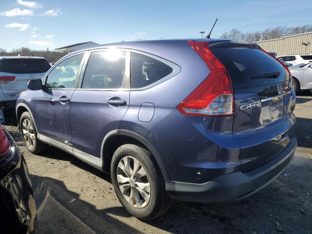 2HKRM4H51EH630753 - 2014 HONDA CR-V EX BLUE photo 2