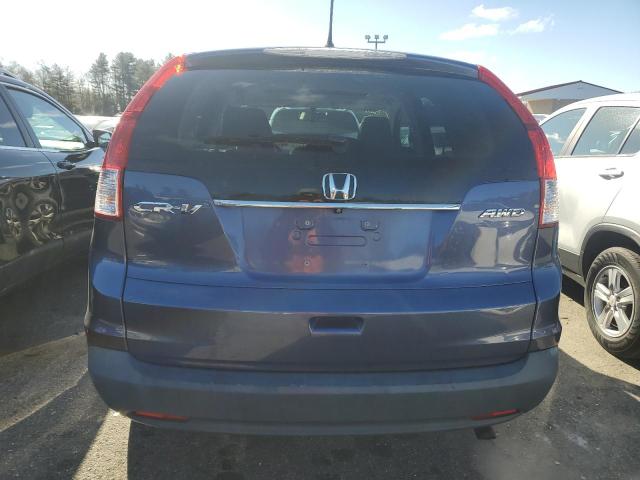 2HKRM4H51EH630753 - 2014 HONDA CR-V EX BLUE photo 6