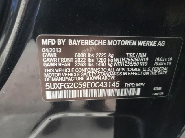 5UXFG2C59E0C43145 - 2014 BMW X6 XDRIVE35I BLACK photo 13