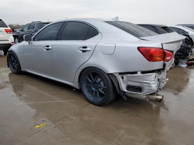 JTHBK262885075789 - 2008 LEXUS IS 250 SILVER photo 2