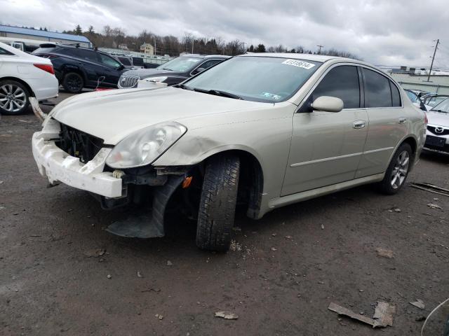 JNKCV51F96M605911 - 2006 INFINITI G35 BEIGE photo 1