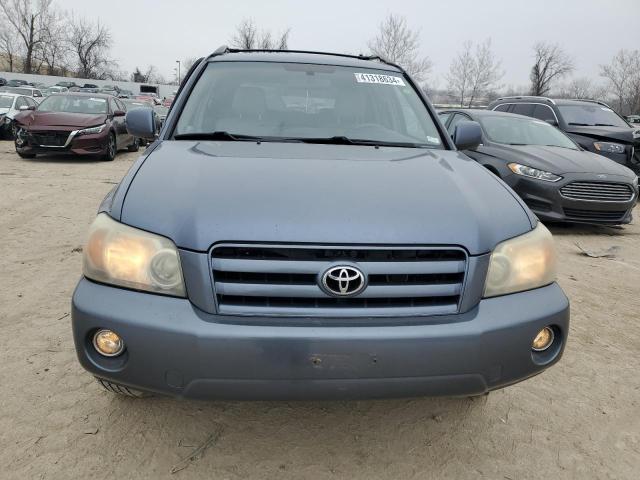 JTEEP21A570190890 - 2007 TOYOTA HIGHLANDER SPORT BLUE photo 5