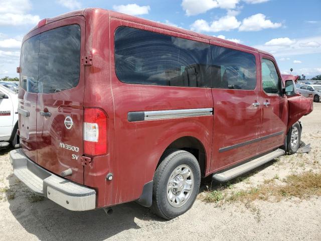 5BZBF0AA2KN850717 - 2019 NISSAN NV 3500 BURGUNDY photo 3