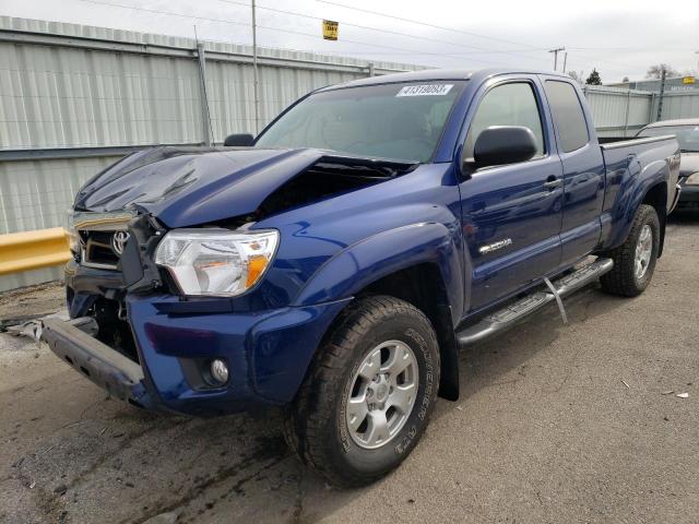 5TFUU4EN3FX142389 - 2015 TOYOTA TACOMA ACCESS CAB ლურჯი ფოტო 1