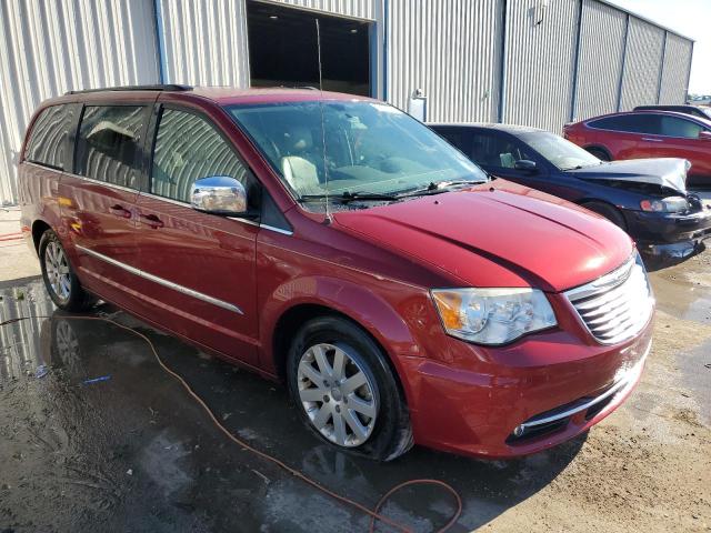 2C4RC1CG4CR193034 - 2012 CHRYSLER TOWN & COU TOURING L RED photo 4