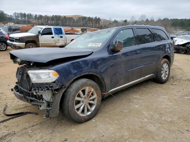 1C4RDHAGXEC974211 - 2014 DODGE DURANGO SXT BLUE photo 1