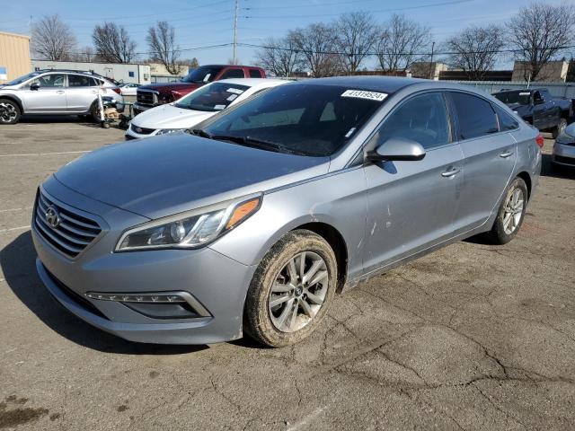 5NPE24AF6FH108595 - 2015 HYUNDAI SONATA SE GRAY photo 1