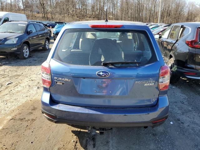 JF2SJAAC5FG492336 - 2015 SUBARU FORESTER 2.5I BLUE photo 6