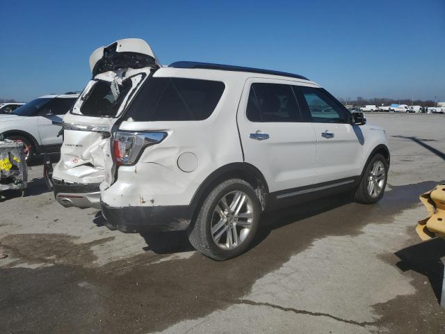 1FM5K8FH2GGC38649 - 2016 FORD EXPLORER LIMITED WHITE photo 3