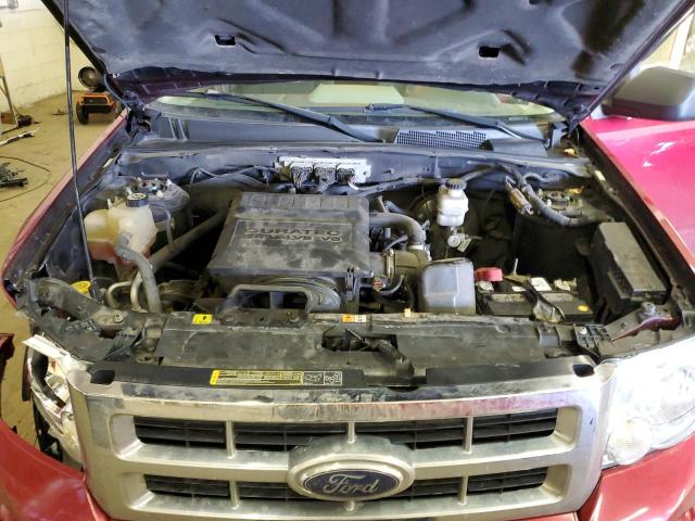 1FMCU93GX9KB70264 - 2009 FORD ESCAPE XLT RED photo 11