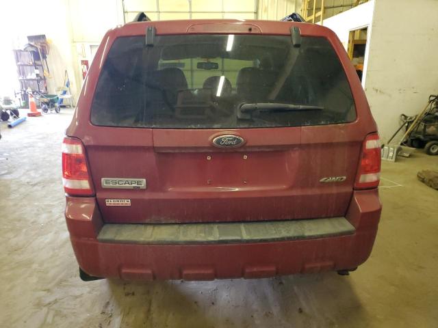 1FMCU93GX9KB70264 - 2009 FORD ESCAPE XLT RED photo 6