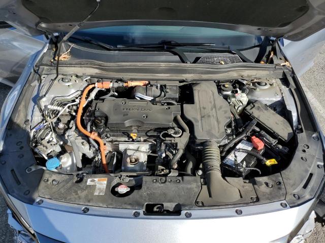 1HGCV3F2XNA022227 - 2022 HONDA ACCORD HYBRID SPORT SILVER photo 11