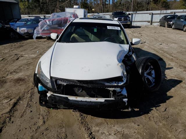 1HGCS2B88BA005838 - 2011 HONDA ACCORD EXL WHITE photo 5