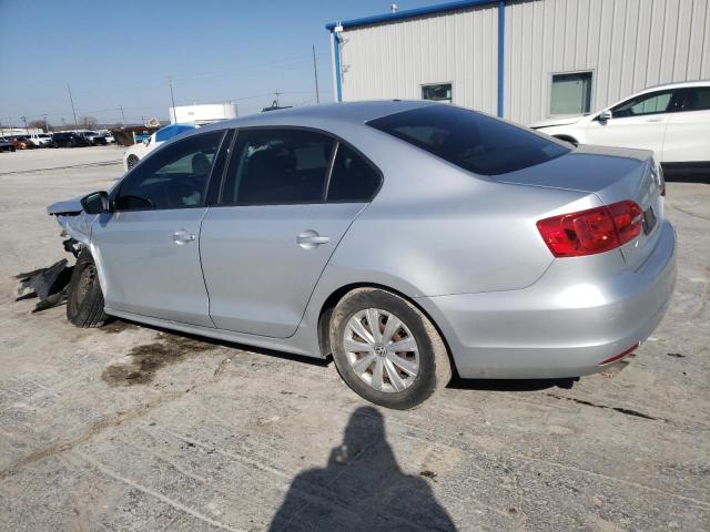 3VW2K7AJ6DM288710 - 2013 VOLKSWAGEN JETTA BASE Մոխրագույն լուսանկար 2